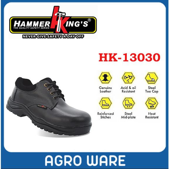 Hammer King Safety Shoes HK 13030 Steel Toe Cap Steel Mid Plate sole