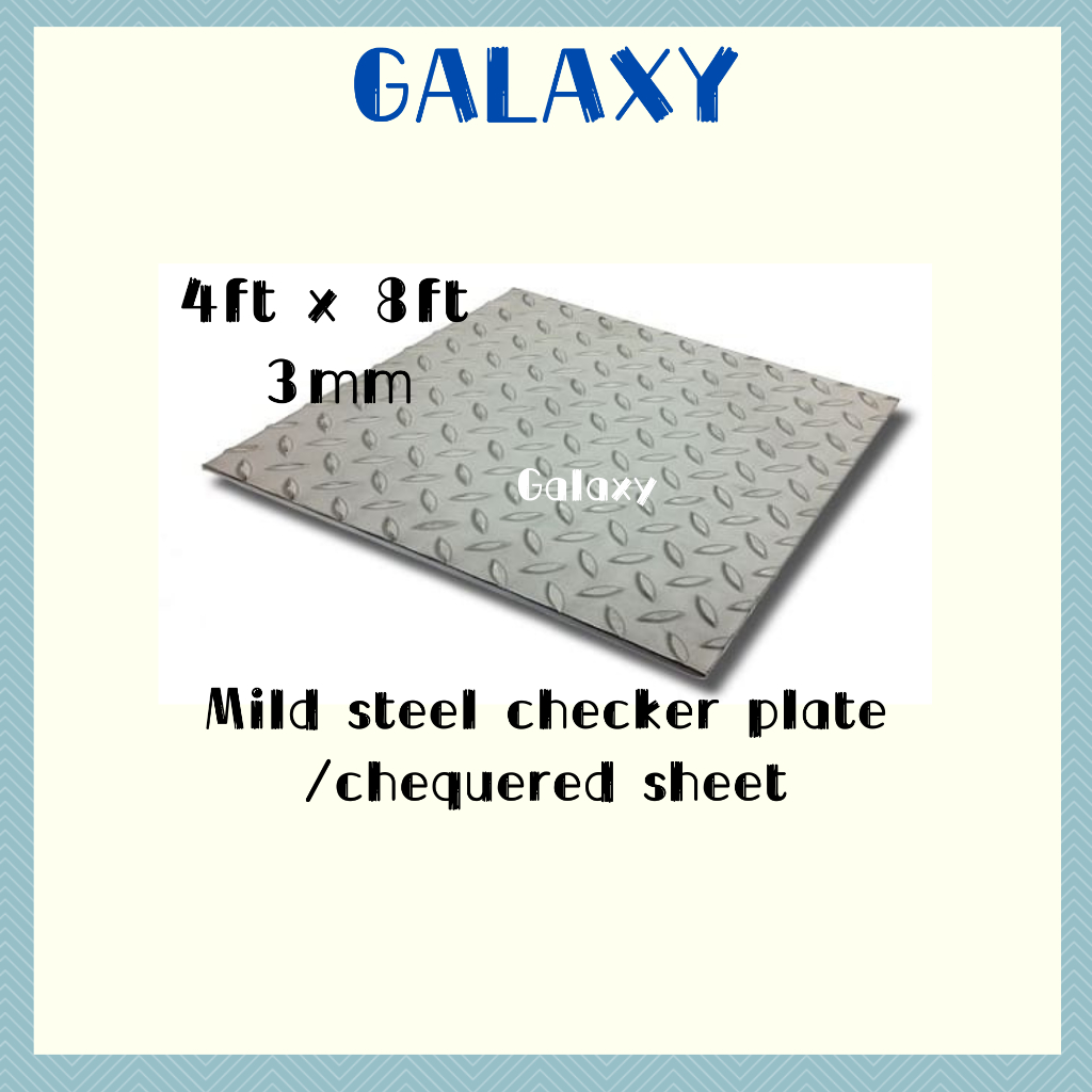 KL & KLANG AREA Galaxy mild steel chequered plate 4x8 checker sheet ...