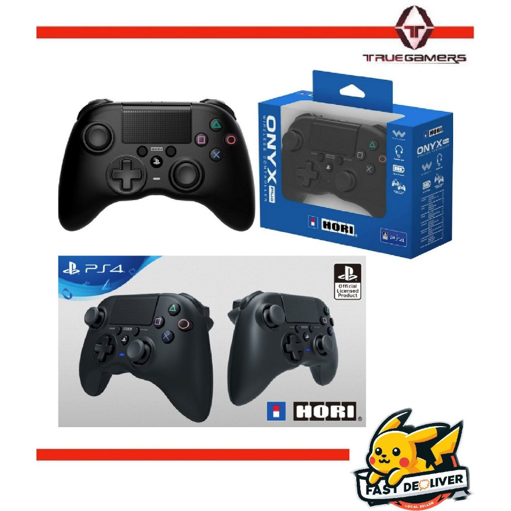 PS4 Playstation 4 Hori ONYX Wireless Controller Black Shopee Malaysia