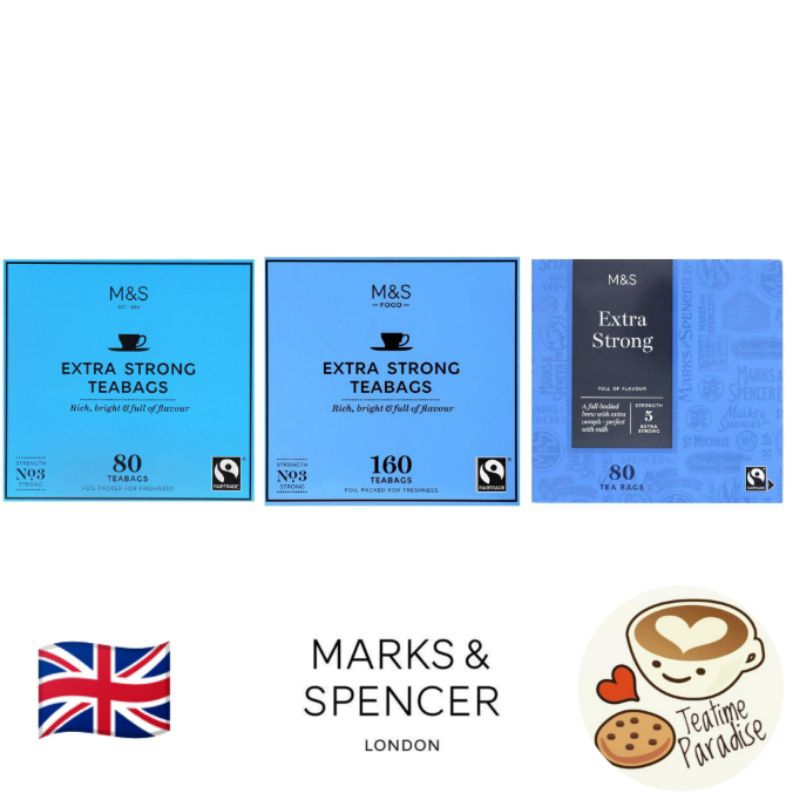 Marks & Spencer (M&S) Extra Strong Teabags 80's / 160's Shopee Malaysia