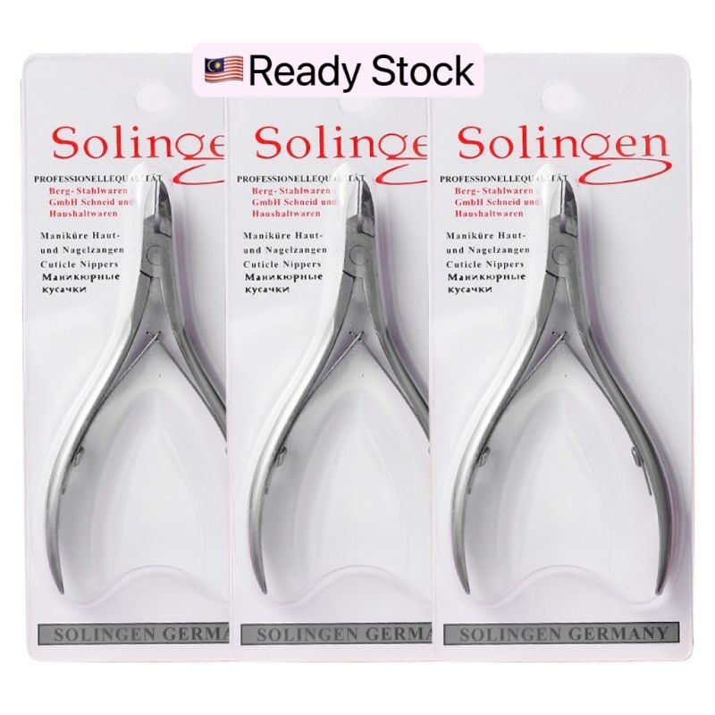 Solingen Stainless Steel Cuticle Nipper Cutter Pemotong Kuku kutikula ...