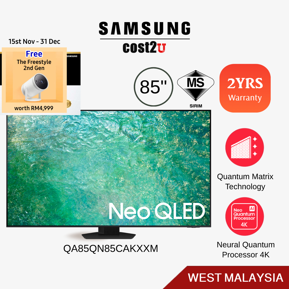 Samsung Qn85c Neo Qled 4k Smart Tv 120hz 2023 55 65 75 85 Qa55qn85cakxxm Qa65qn85cakxxm 3904