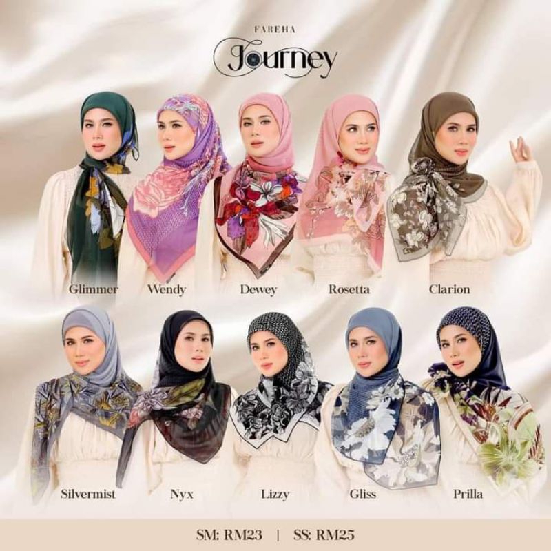 Sale Fareha Bawal Anti Kedut Special Edition | Shopee Malaysia