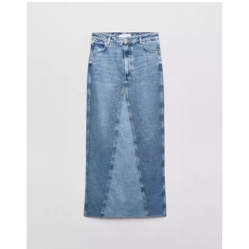 Denim overall skirt zara best sale