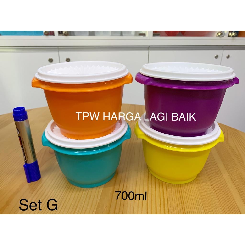 Tupperware Star Bowl , airtight (4pcs) | Shopee Malaysia