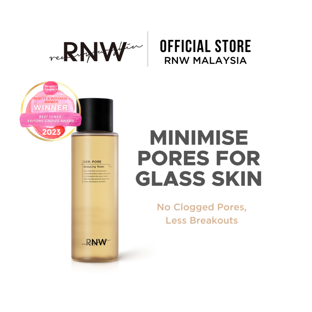 RNW DER. PORE Reducing Toner (260ml & 30ml) | Shopee Malaysia