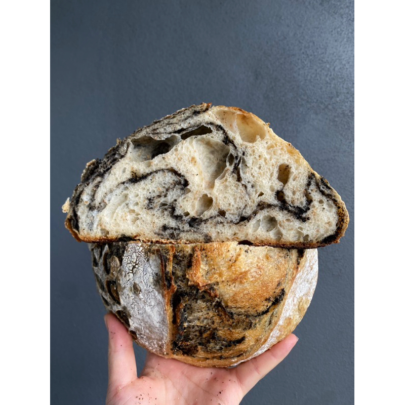 Fresh Sourdough bread black sesame ( pre order ) Shopee Malaysia