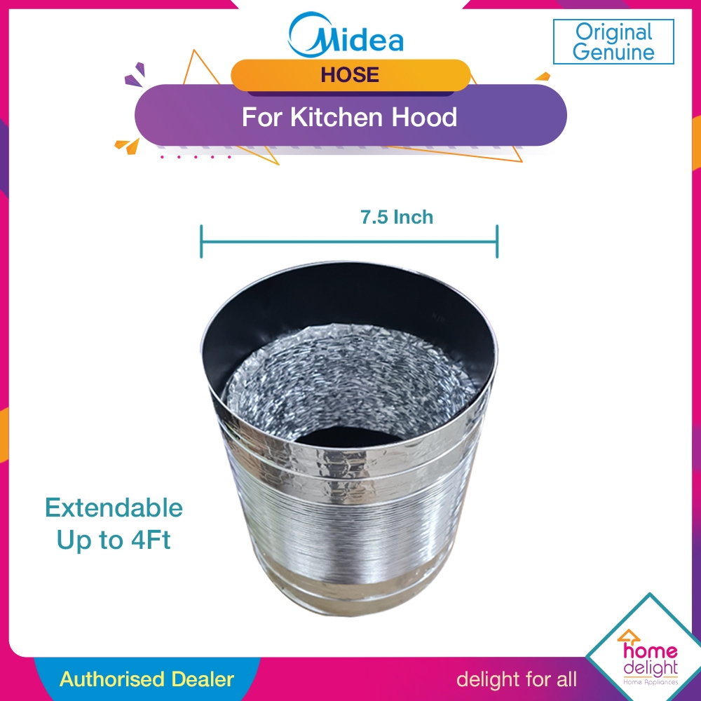 Midea Ducting Hose 7.5 Inch / Flexible Ducting Hose for Cooker Hood