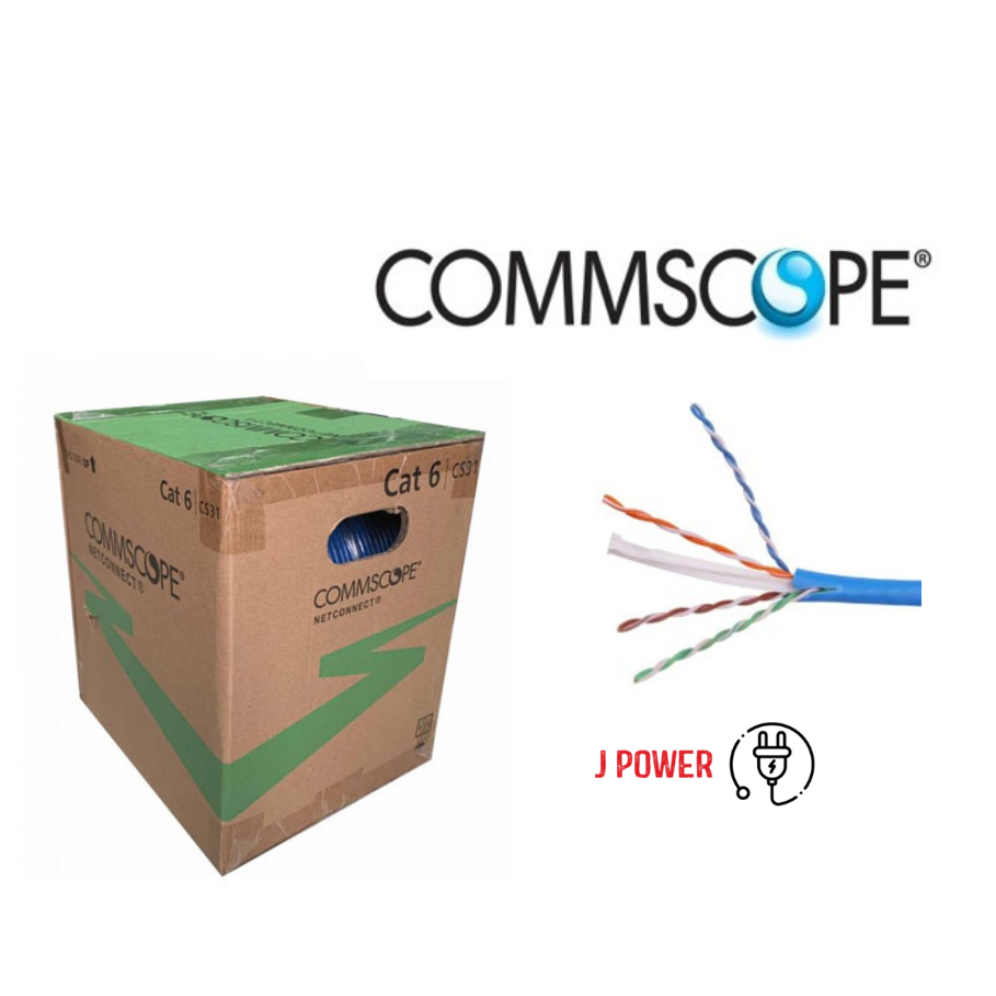 COMMSCOPE CAT 6 UTP 24AWG CS30 4 PAIR NETWORK CABLE (BLUE) (305M