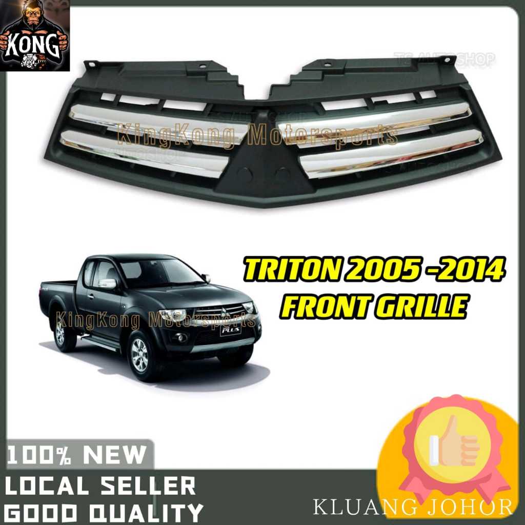 Detail grille depan Mitsubishi Triton Street