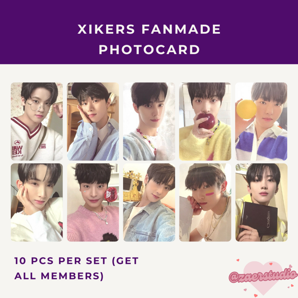 XIKERS Tricky House Hiker Ver #1 Fanmade Unofficial Photocards Replica ...