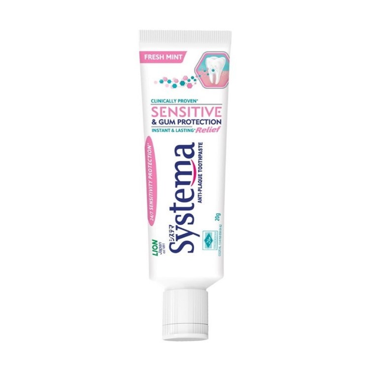 Systema Sensitive Toothpastes Sample 20g (Trial / Travel Size) Shopee