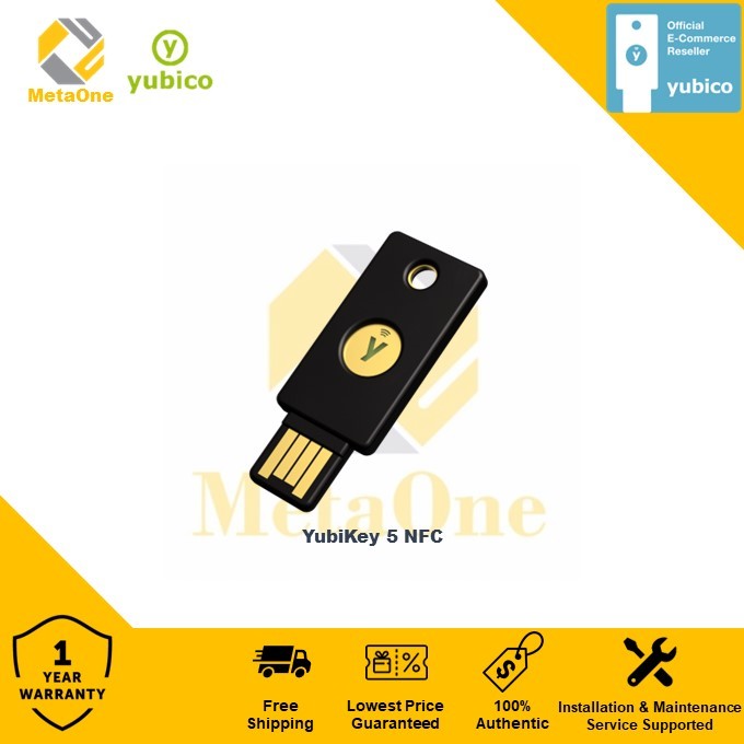 [READY STOCK] YubiKey 5 NFC (GTIN: 5060408461426) - Sole Authorized E ...