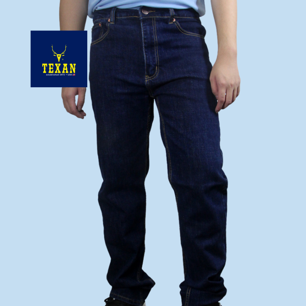 Texan 818 Straight Cut Denim Jeans H27 Shopee Malaysia