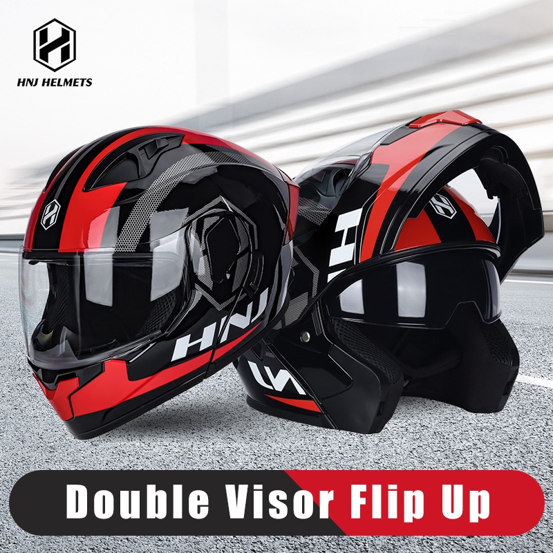 Hnj Helmet Cheap Full Face Helmets HNJ Flip Up Helmet Full Face