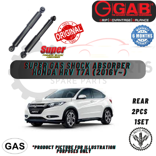 HONDA HRV T7A (2016Y~) (REAR 2PCS) 100% ORIGINAL (GAB) SUPER GAS SHOCK ...