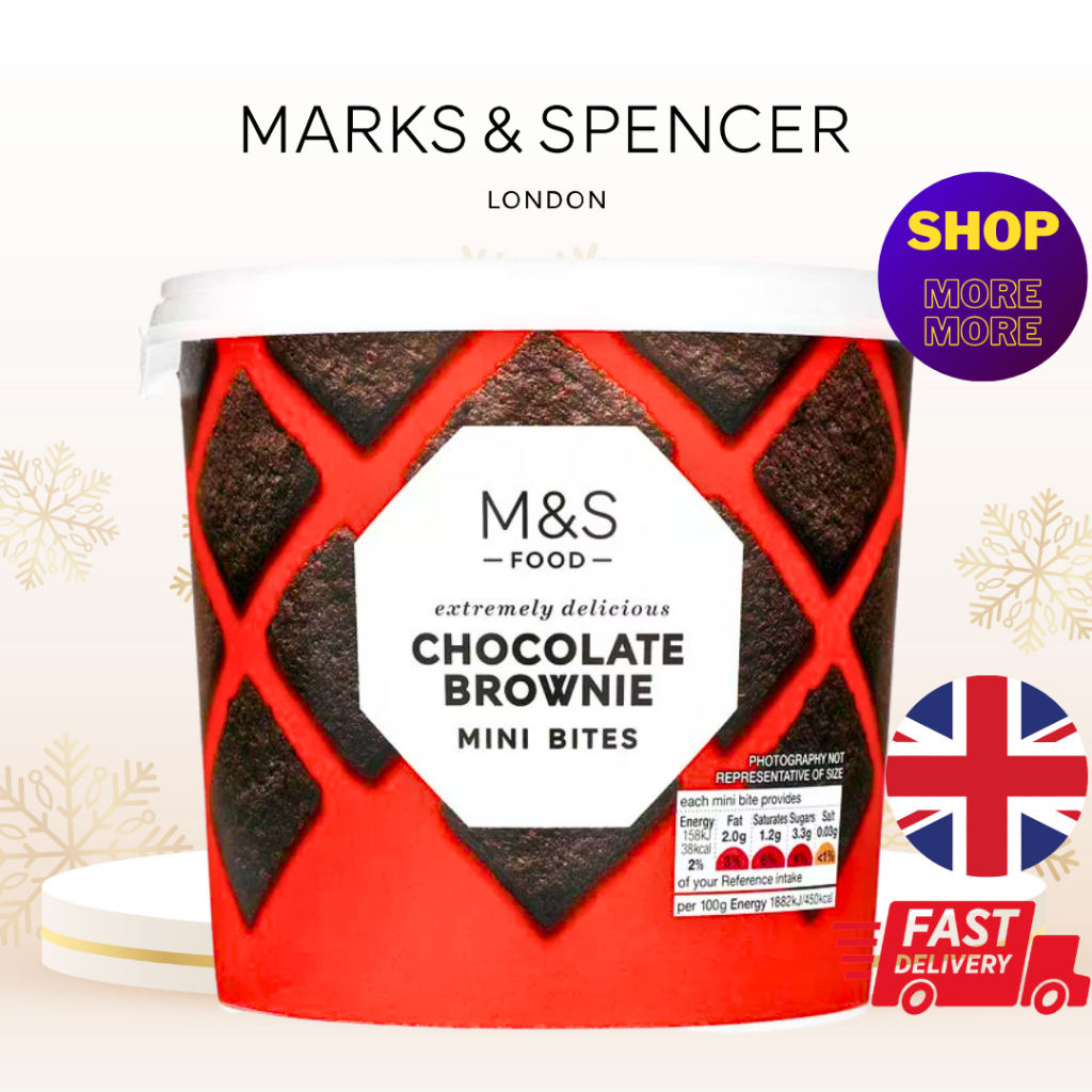 [NEW STOCK💯] M&S Mini Bites 🇬🇧 Marks and Spencer Chocolate Brownie