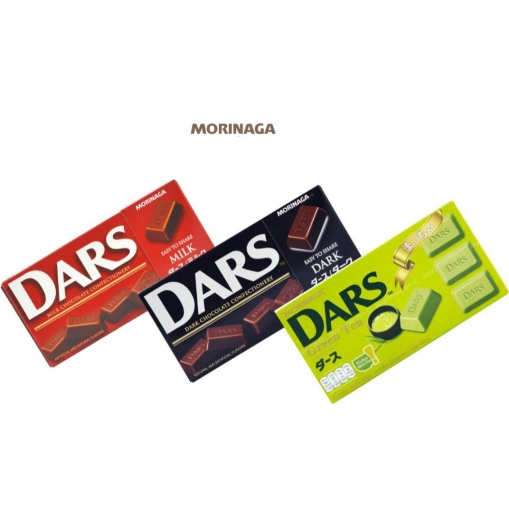 [LOWEST PRICE GUARANTEE] MORINAGA DARS CHOCOLATE CUBE 42G MILK / GREEN