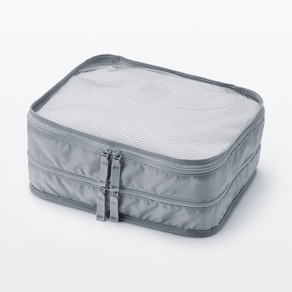 MUJI Polyester Gusset Case (Double S) Luggage Organizer Shopee