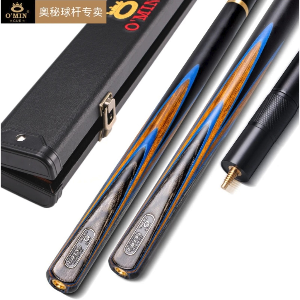 ［超美品］Omin outlawhero hand made cue Omin Outlaw Hero Handmade Snooker Cue 9.5mm Tips with Hard Case