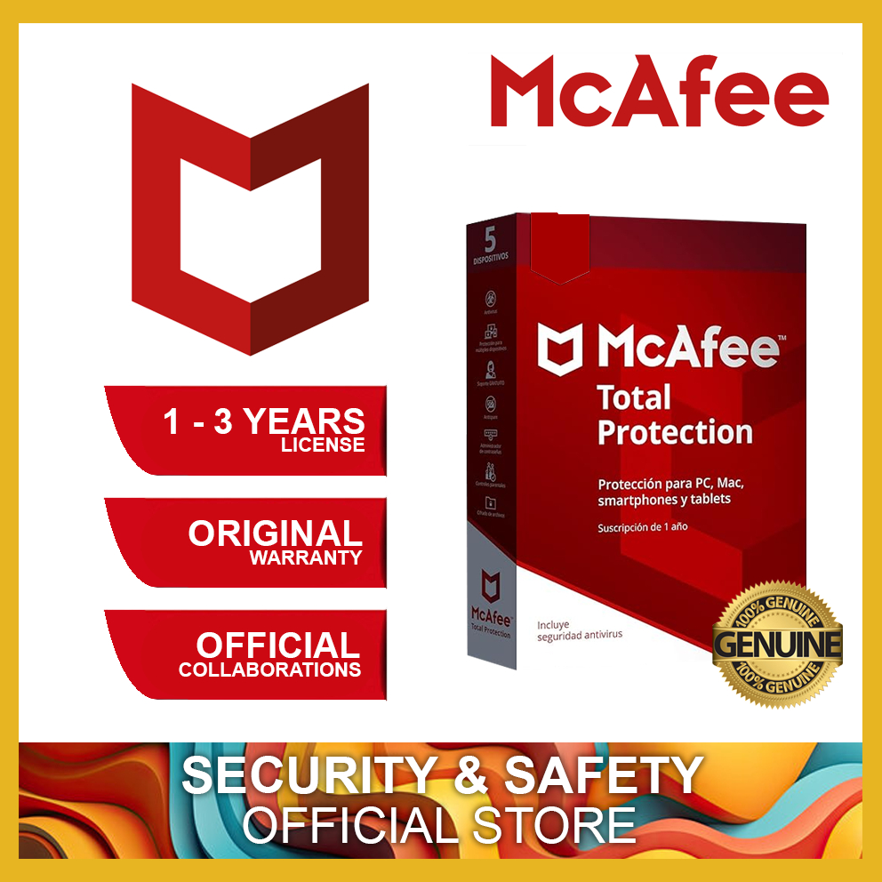 MCAFEE TOTAL PROTECTION 2024 ORIGINAL ANTIVIRUS Full Premium Protection