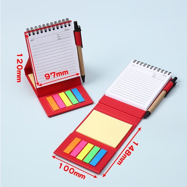 Sticky Note Booklet Complete Set With Notepad and Pen Shopee Malaysia