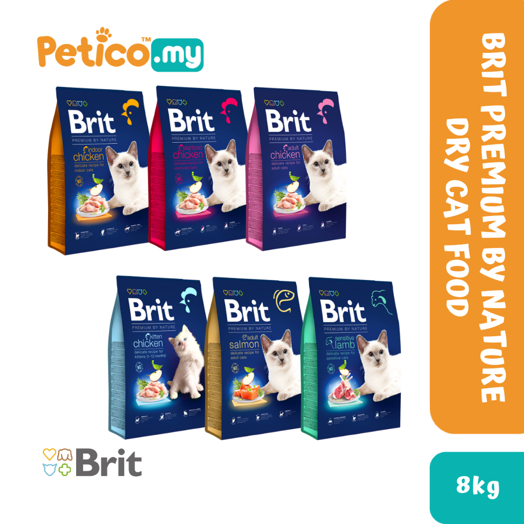 Brit PREMIUM BY NATURE STERILIZED Trockenfutter Für Katzen Mit Lamm, 8 Kg – Für Sterilisierte Katzen