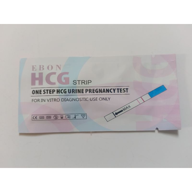 Ebon hcg strip 2mm one step HCG urine pregnancy test(FREE BEKAS URINE