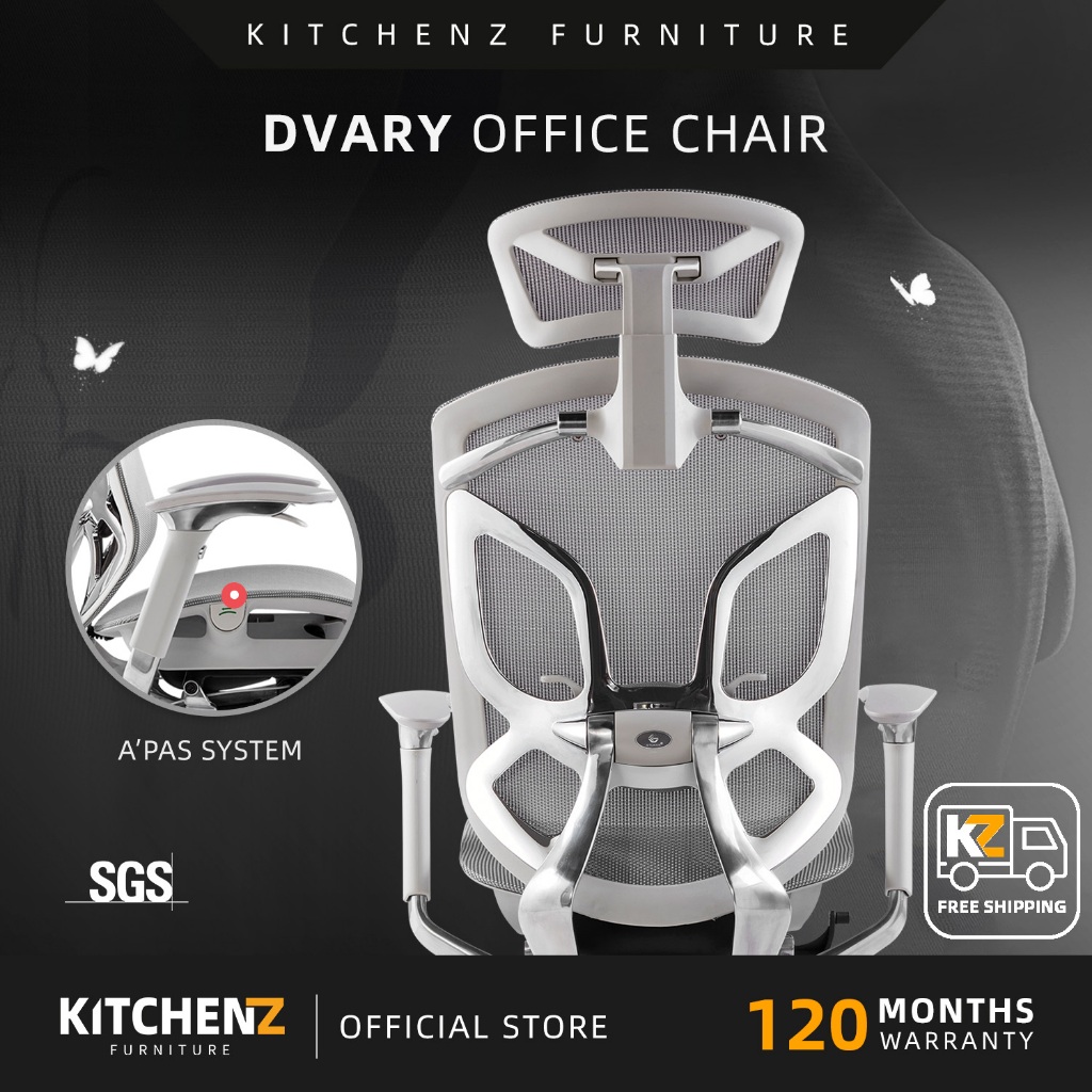 [FREE Shipping] KitchenZ GTChair Dvary Office Chair Gaming Ergonomic