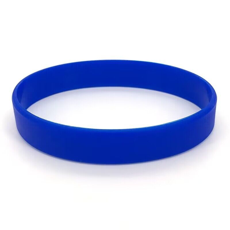 100PCS Silicon Wristband Rubber Wristband 202x12mm Getah Gelang Tangan ...