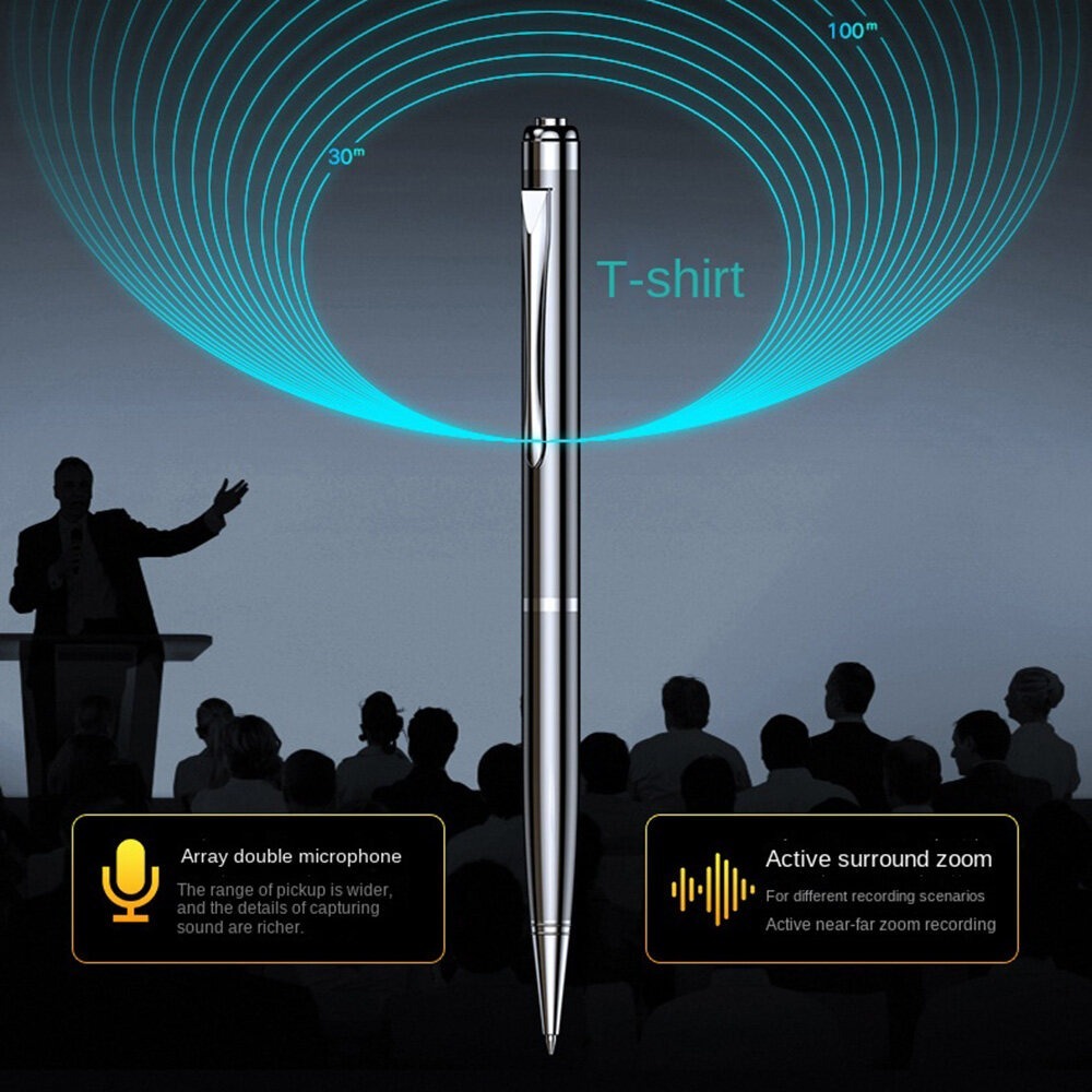 NEW Audio Recording Pen Digital Voice Recorder Portable Sound Recorder ...