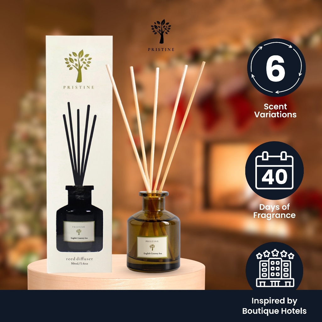 Pristine Reed Diffuser Hotel Series Essential Oil Fragrance