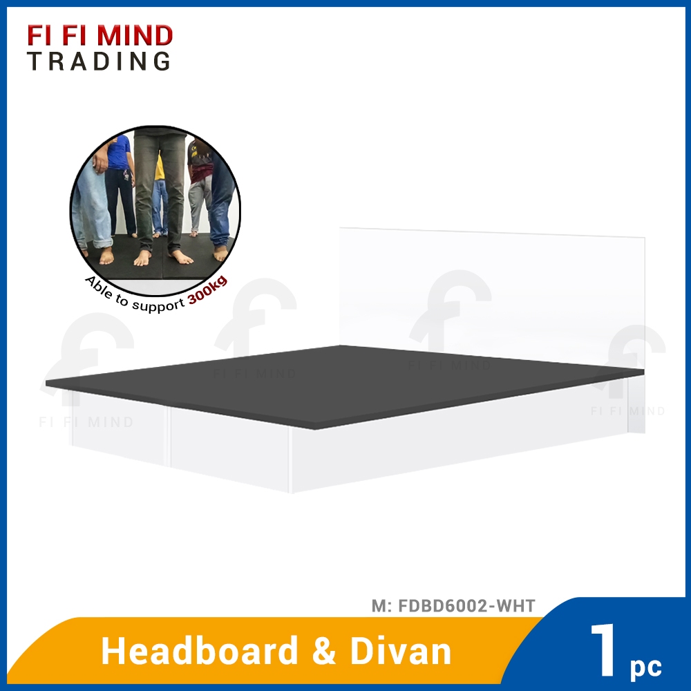 Kelsea Headboard Divan Wooden Bed Frame Queen Size Single Size