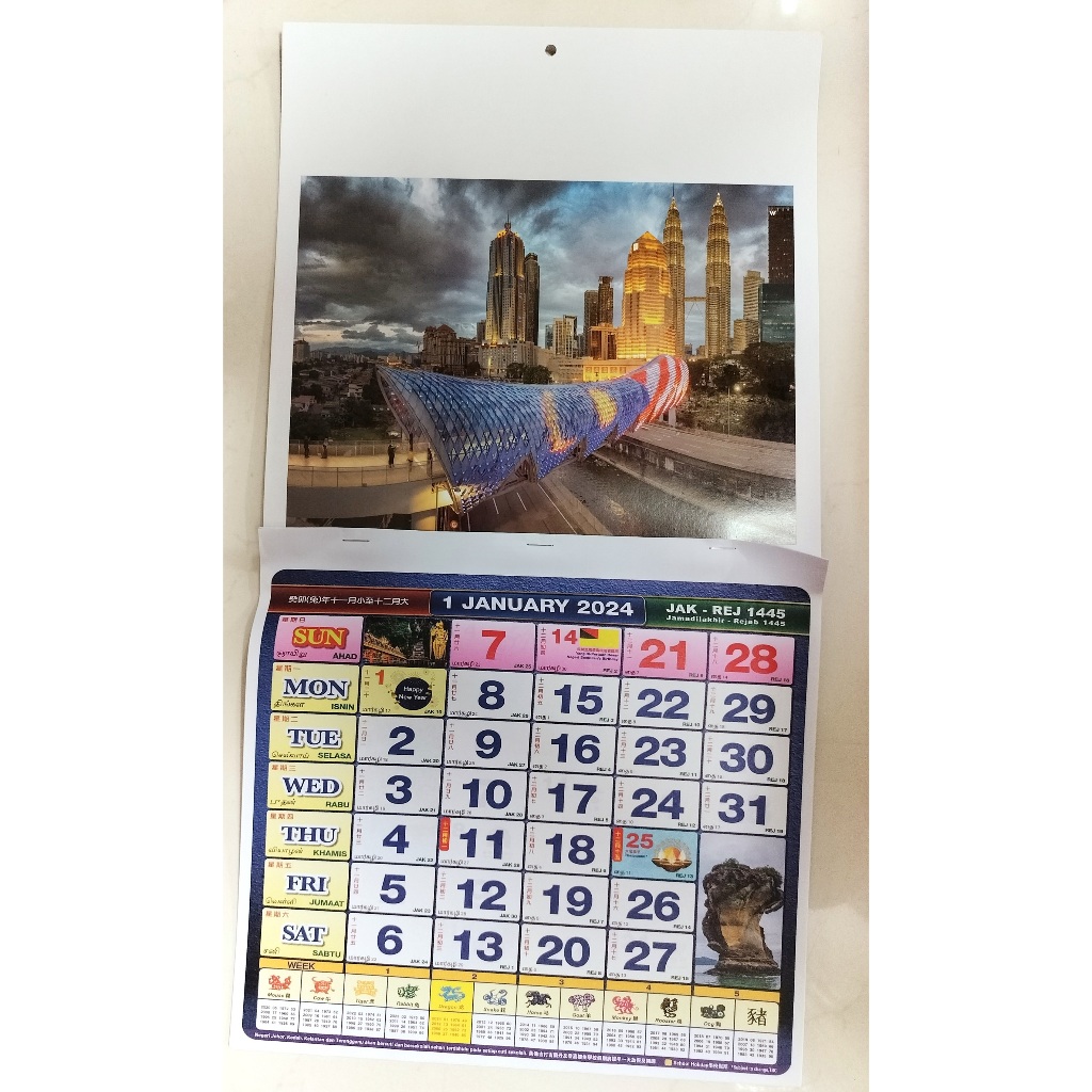 Calendar Horse/Kalendar Kuda 2024 | Shopee Malaysia