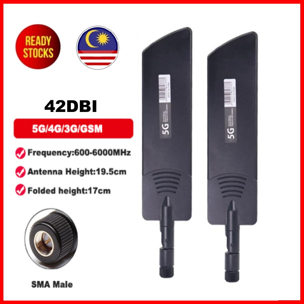 1 Pair 100 Original 5G 4G LTE SMA External Antenna For Modem Router