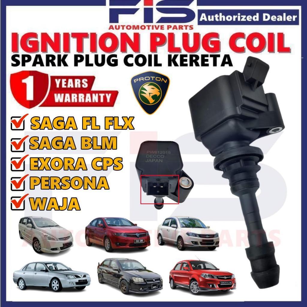 FIS Car Ignition Coil Plug Saga FLX BLM Waja Persona Preve Exora CPS ...