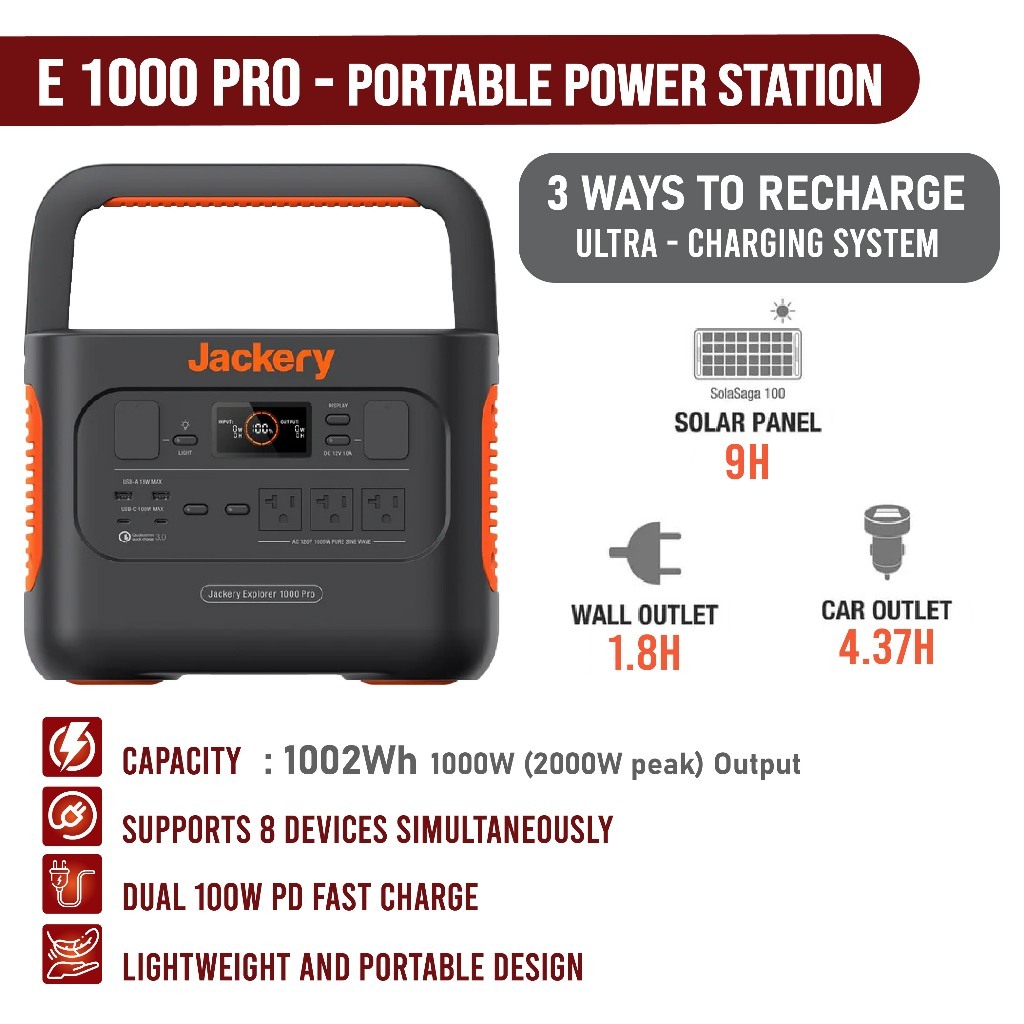 [READY STOCK] Jackery Solar Portable Power Station (Explorer 240
