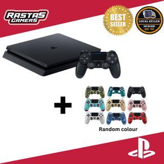 Playstation 4 sony slim 1tb con 2 mandos + GTA5 - Reacondicionada SONY