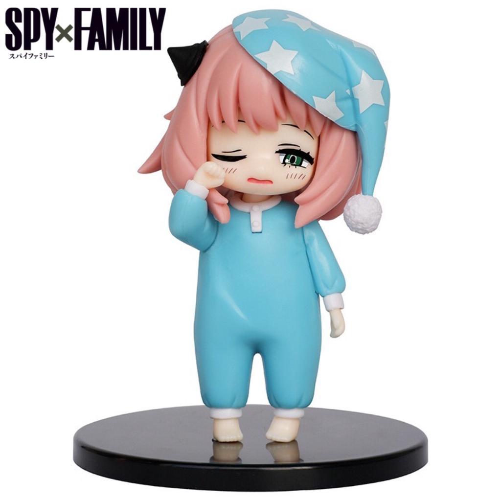 Spy x Family Anya Forger Wearing Pyjamas 13cm Action Figure Decoration ...