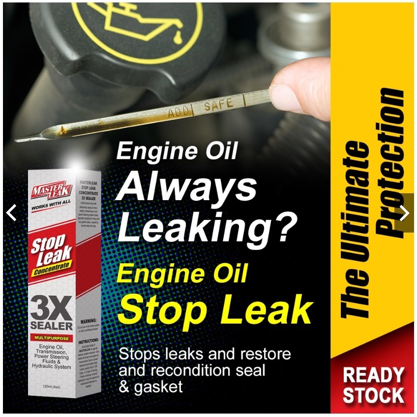 MASTER LEAK/STOP LEAK & ANTI LEAK ---SOLVE ENGINE OIL LEAK PROBEM ...