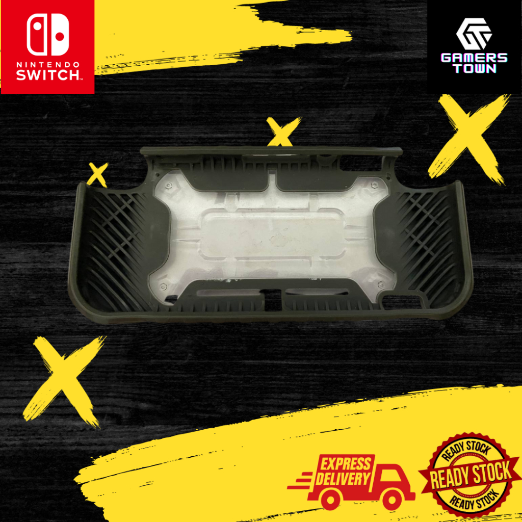 Nintendo Switch Lite Heavy Duty Transparent Back Grey Casing (USED ...