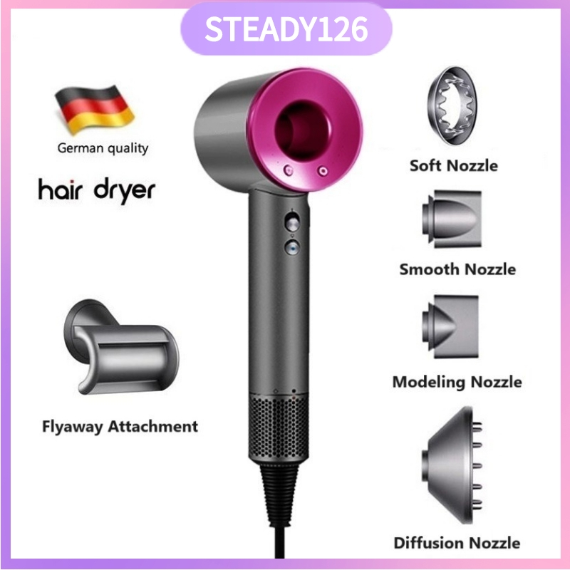 Supersonic Hair Dryer Ionic Super Hair Dryer Silent Negative Electric ...