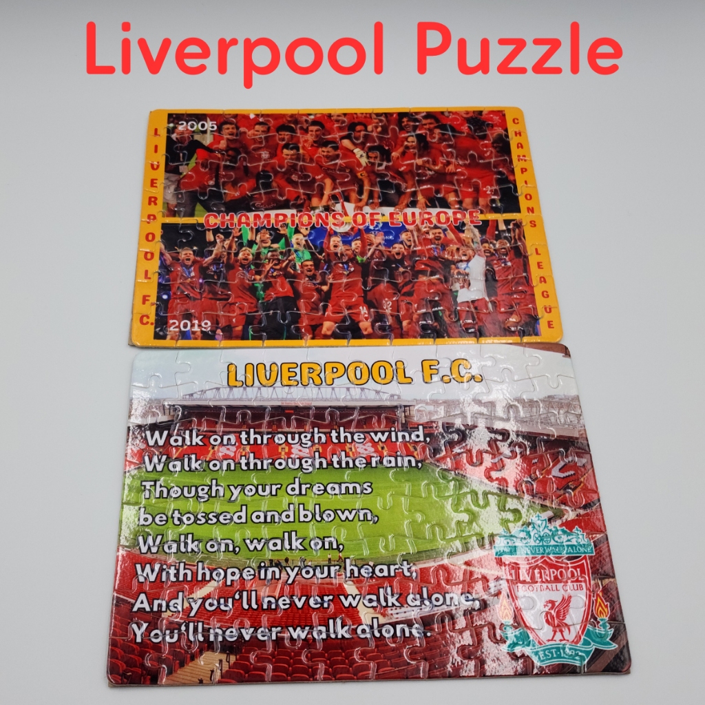 Liverpool and Manchester United Glossy Puzzle (Suitable as a Gift or ...