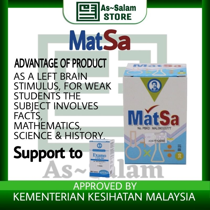 Examo Set Keluarga EXAMO CKM500 Staminex Matematik Sains Otot Sendi Ibu ...