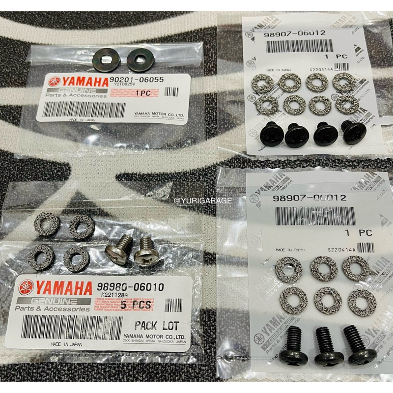 Yamaha RXZ 5PV Skru Waser Dawai Cover Ekzos Original Japan 98907-06010 ...