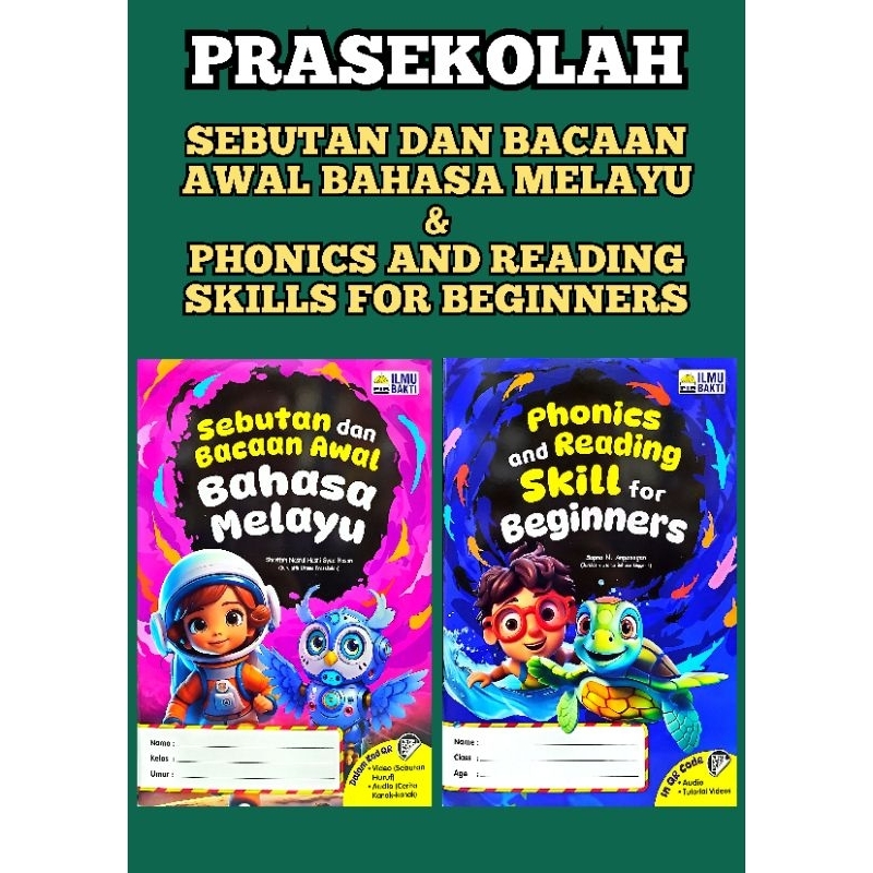 PRASEKOLAH - SEBUTAN DAN BACAAN AWAL BAHASA MELAYU & PHONICS AND ...