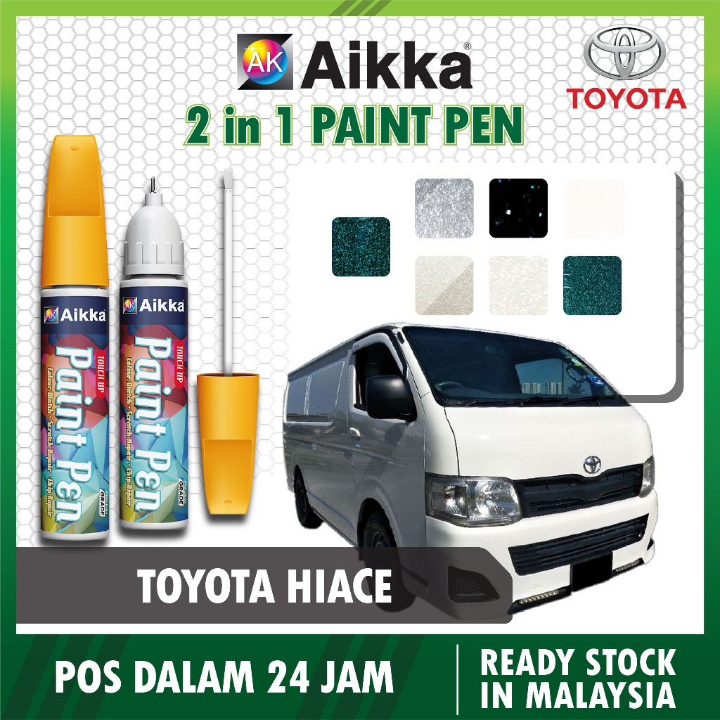 [ TOYOTA HIACE ] Aikka Cat Pen Cat Hilang Calar 2 in 1 Touch Up Pen ...