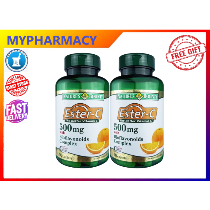 NATURE'S BOUNTY Ester C Vitamin C 500mg 2X90's Shopee Malaysia