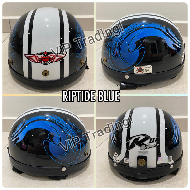100% Original MHR III STENG RIPTIDE & Stella series half cut helmet ...