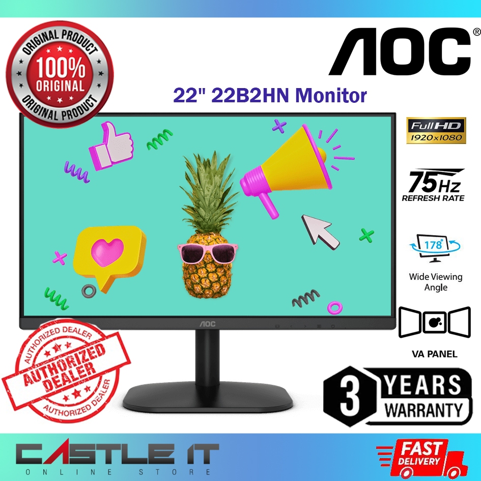 AOC 22B2HN – 22″, 75Hz, 1080p, VA